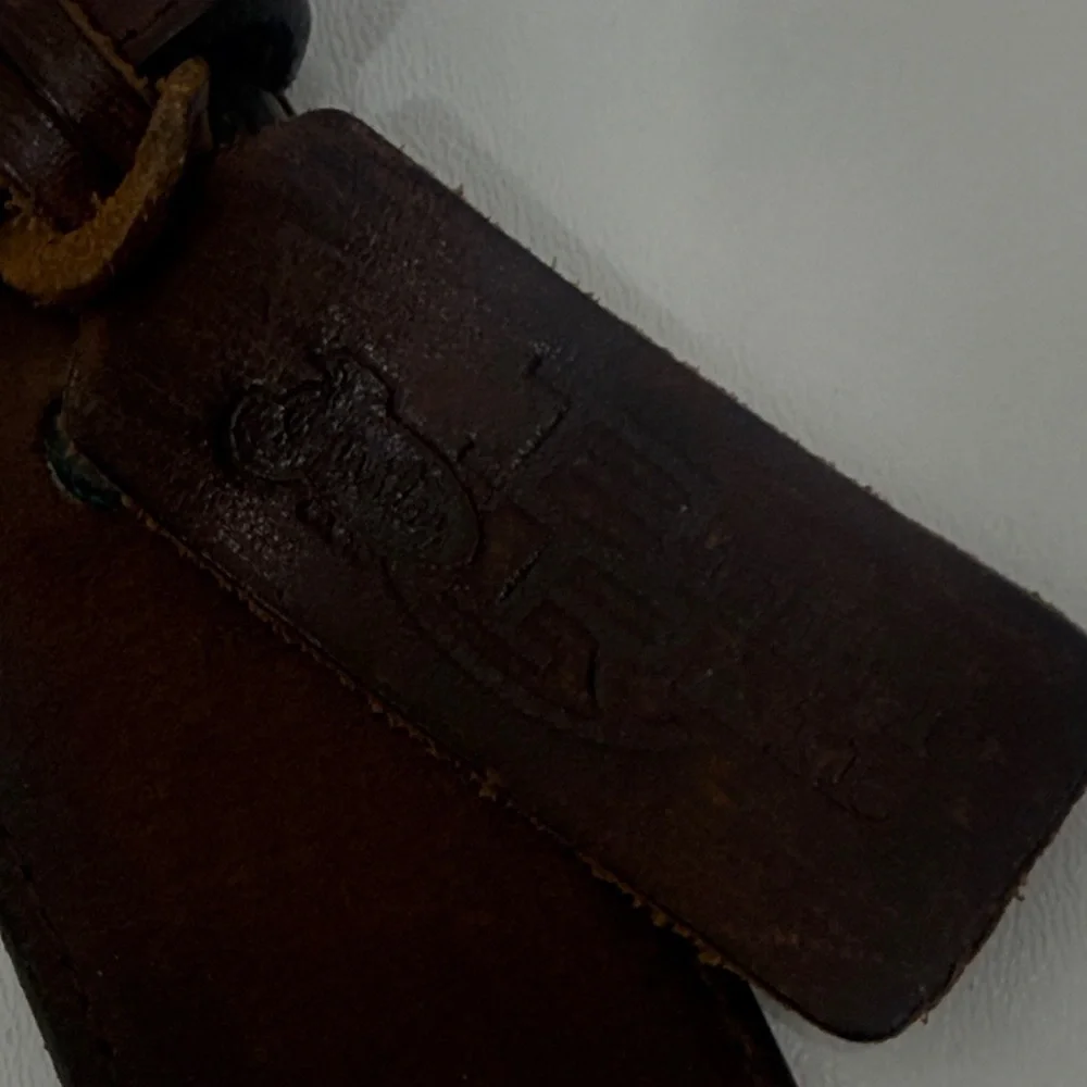 Justin Bent Rail Brown leather belt size 42